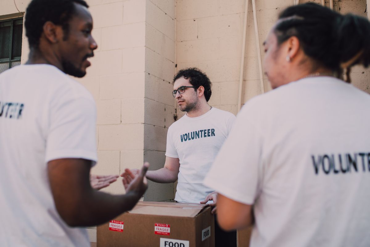 Non-profit volunteers